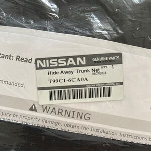 Nissan 2024 Hide Away Trunk Net